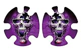 Geyi Purple Fire Skull Wraps