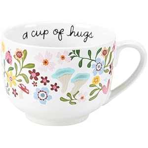 A cup of hugs mug  urban country home decor