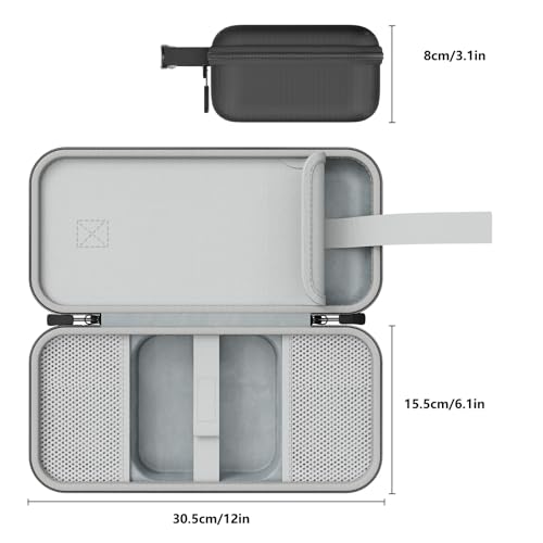 Carry Case Compatible with Apple 2024 Mac mini M4 /M4 Pro,M4 Pro Protective Carrying Case, Portable Hard Shell Travel Storage Bag (Black)