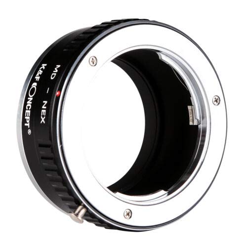 K&F Concept Lens Adapter Ring Mark II for Minolta MC MD MSR to Sony E Mount a6000 a6300 a6500 a5000 a5100 a3500 a3000 Alpha A7 A7R a7S a7II a7RII a7SII a7III a7RIII and a9