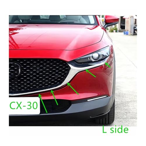 Grille Calandre Avant Pour Mazda CX-30 Rénover Remplacement Chrome 2019-2023
