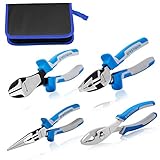 Photo Gallery speedwox - set di 4 pinze a pressione composto da 20,3 cm (20,3 cm), pinze da 20,3 cm (20,3 cm), pinze diagonali da 17,8 cm (17,8 cm), pinze multiuso Photo Gallery speedwox - set di 4 pinze a pressione composto da 20,3 cm (20,3 cm), pinze da 20,3 cm (20,3 cm), pinze diagonali da 17,8 cm (17,8 cm), pinze multiuso