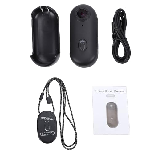 Annadue Cámara de Acción 4K con WiFi, 20 MP, Cámara Portátil para Mascotas, Diseño con Clip, Resistente Al Agua hasta 30 M, Ideal para Buceo, Mascotas, Pesca, Viajes y Grabación de (Black)