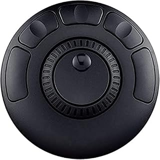Contour Multimedia Controller Xpress | Ergonomic Jog Dial for Video Music Image Editor | USB Multimedia controller for PC and Mac | 5 buttons | 7 Speed Jog Ring - Black