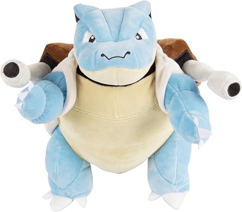 Pokémon Peluche Tortank Peluche Douce de 30 cm avec des détails Authentiques