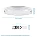 ALLOMN Luz Techo LED, Lámpara de Techo Música Bluetooth Inteligente Luz Cambio...