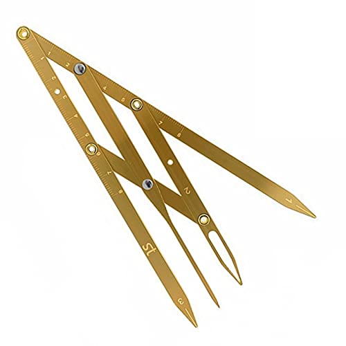ITT Stainless Steel Calipers Eyebrow Microblading Golden Ratio Masure Ruler Tool 2 generation�-image-33