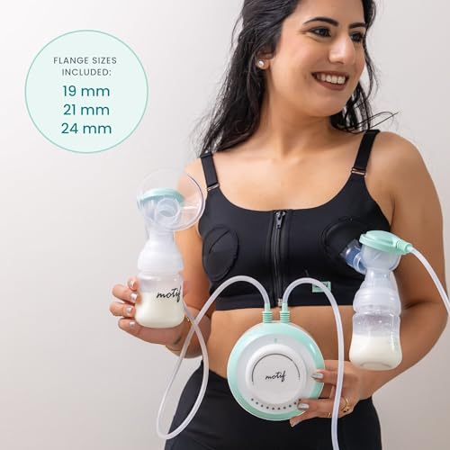 Motif Medical, Twist, Double/Single Electric Breast Pump for Breastfeeding with Storage Bag - Thumbnail 5