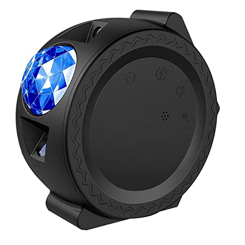 Noblik Proyector LED Galaxia Luz Nocturna Proyector de Cielo Estrellado 3 en 1, Cielo Estrellado, PatróN de Agua, Nebulosa, Proyector (Negro)