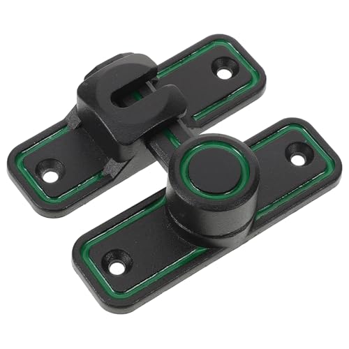 HAMPPLIES 免打孔スライド式錠前 亜合製ドアラッチ 耐錆強化ロック 屋内用 施錠 引き戸対応 家用セキュリティ錠