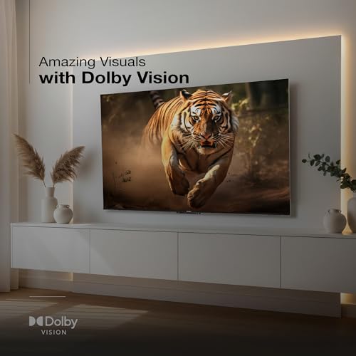Image of SANSUI 165cm (65) 4K Ultra HD Smart Google TV with Dolby Vision, HDR 10, Dolby Atmos, DTS, Surround Sound, Filmmaker Mode, Far-Field Voice Interaction JSW65GSUHDFF (Black)