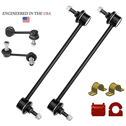 Suspension Dudes 6PC Front/Rear Sway Bar Links Front Bushings Fits 2007-2017 Honda CR-V