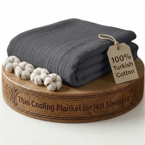 Turkish Cotton Muslin Blanket 79x90