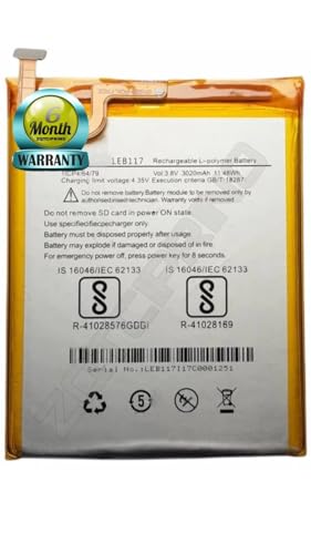 Image of Original LEB117 Battery for Lava Z25 / A3 / Z90 Battery with 6 Month Warranty****(R212)