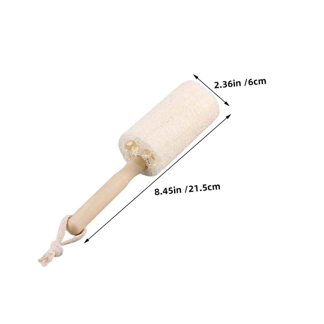 IMIKEYA 3 Set Spazzola Per La Pulizia Della Luffa Spazzola Per La Pulizia Delle Pentole Scovolino Da Cucina Detergente Per Bottiglie D'acqua Spazzola Da Cucina Di Legno Beige 3 Pezzi * 3