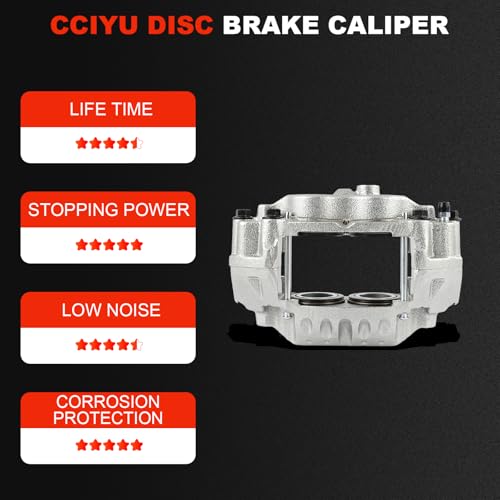Image of cciyu Front Right Disc Brake Caliper Assembly w /o Bracket 191240 | For Toyota For 4Runner 1988 1989 1990 | For Toyota For Pickup 1988 1989 1990 1991 1992 1993 1994 1995
