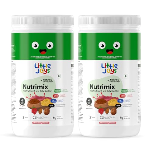 Little Joys Nutrition Powder (2-6 Years) 800g | Strawberry Flavour | With Ragi, Bajra, Jaggery, Dates, Almond, Walnuts, & Oats | 100% Vegetarian | Pack of 2 (B0C7CPCK2C) Amazon Price History, Amazon Price Tracker