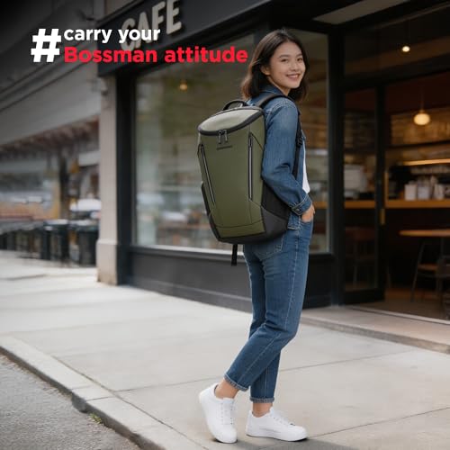 Image of HARISSONS Dominus Business Laptop Backpack | 35L | Fits 15.6 inch Laptop | 1000D PU-Coated Polyester | Work, Travel & Commute | USB Charging & Rain Cover