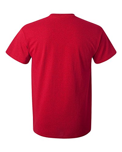 Image of Gildan mens Ultra Cotton Adult Pack fashion t shirts, Antqcherryrd /Carolinablue, XX-Large US, (1) Antique Cherry Red + (1) Carolina Blue, XX-Large