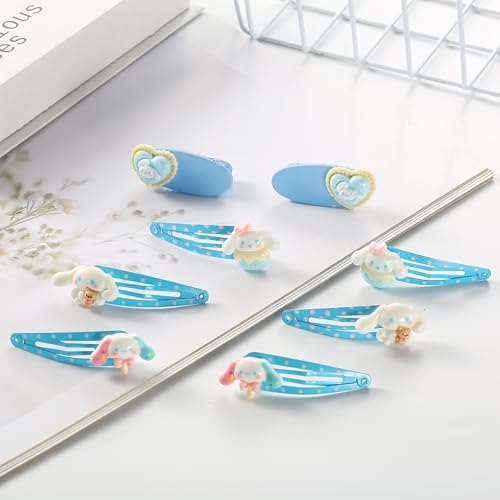 Pinzas para el cabello con diseño de cachorro cartoon miniatura 6