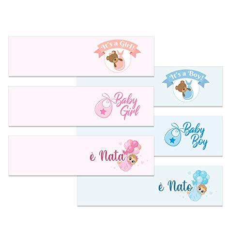 Kamiustore Bigliettini Personalizzati Nascita MOD