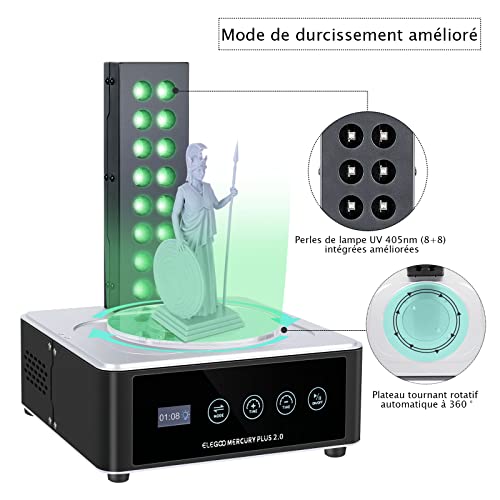 ELEGOO Série de Mercury X Bundle imprimante 3D LCD MSLA 4 ELEGOO Série de Mercury X Bundle imprimante 3D LCD MSLA – Image 5