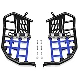JY PERFORMANCE Nerf Bars Compatible with Yamaha Raptor 700 / 700R YFM 2006 and up (Blue)