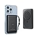 Produktbild VRURC Magnetische Powerbank, 10000mAh Wireless Power Bank 22.5W Schnellladen USB C Tragbares Ladegerät mit Fingerhalter Externer Akku Kompatibel mit MagSafe für iPhone 12/13/14-Serie Samsung Huawei