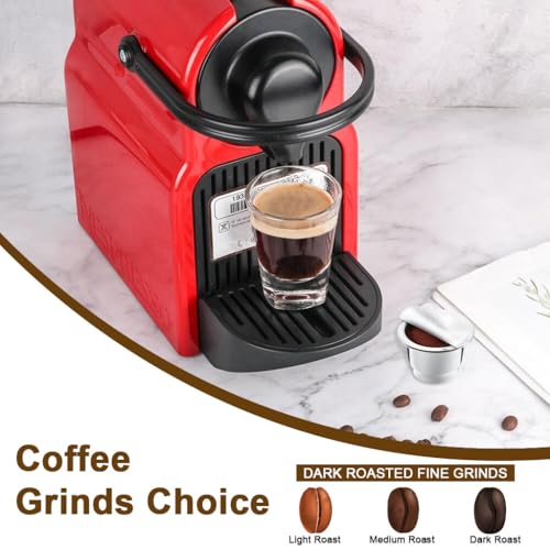 Image of Supvox 2Pcs Reusable Stainless Steel Coffee Pods Compatible with Nespresso