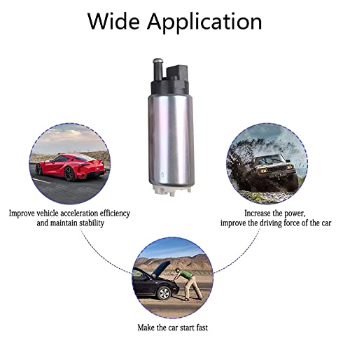 255Lph Electric Fuel Pump High Performance Replace Walbro Gss342 With Installation Kits #TOP3