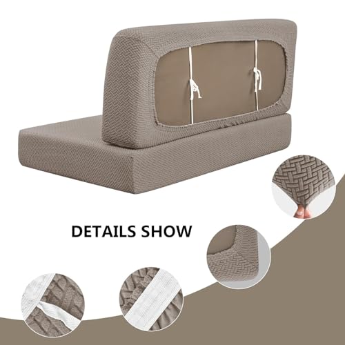 Housse de coussin de rechange lavable et facile à installer pour canapé