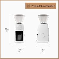 Baratza - Encore ESP 230V Kaffeemühle - Elektrische Kaffeemühle mit Mahlwerk, Schwarz – Ansicht 6