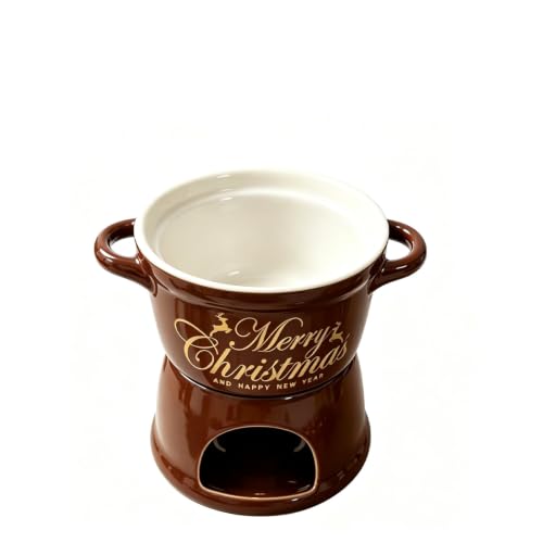 200ml Chocolate Melting Pot, Ceramic Fondue Cup Candy Meltie Mug, Coffee - image 6