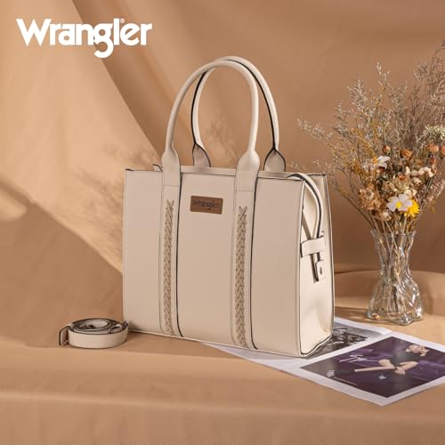 Image of Montana West x Wrangler Tote Bags Purses for Women Work Top-Handle Handbags with Strap