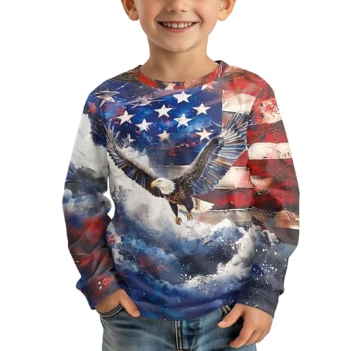 Boys Girls Long Sleeve Shirt for Kids Tops Tees4