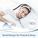 2 Packs Improved Cushion for Airtouch N30i & Airfit N30i, with Soft Fleece Fabric, Warm & Breathable, Quiet Venting Nasal Pillow Mask, Replacement CPAP Supplies, Blue (Small Wide)