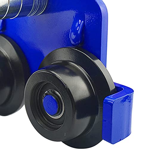 TOUGHER Dual Wheels Beam Trolley 1 Ton Heavy Duty 2200LBS Capacity Push Manual Trolley Hoist w/Dual Track Rollers, 2.5in - 8in Adjustable Flange for Lifting - Thumbnail 6