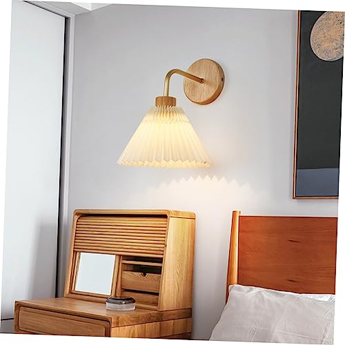 Lámpara de pared sencilla para eliminar la fatiga visual con luz cálida E27 4
