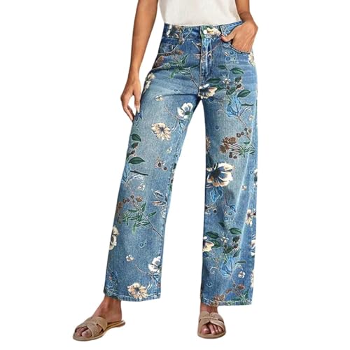 Jeans jambes épaisses taille moyenne pour affiner la silhouette et libérer le mouvement