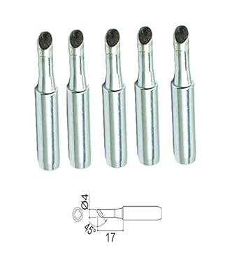 PagKis 5 Soldering Tips for 936/937 Soldering Iron Stations - 900M-T-4C