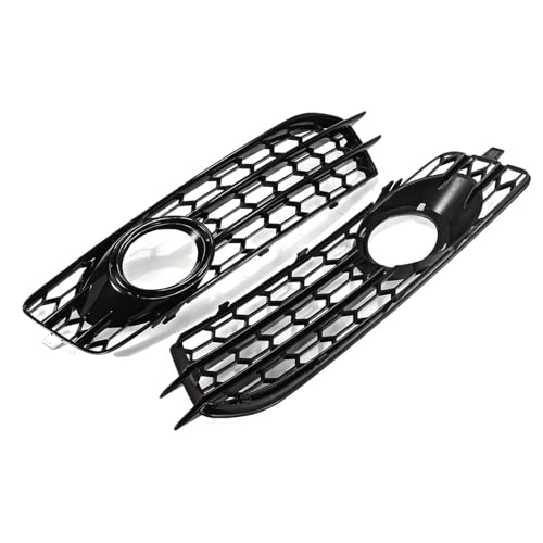Parrilla de luz antiniebla para Audi A3 8P 2009-2012 de panal en parachoques delantero 3
