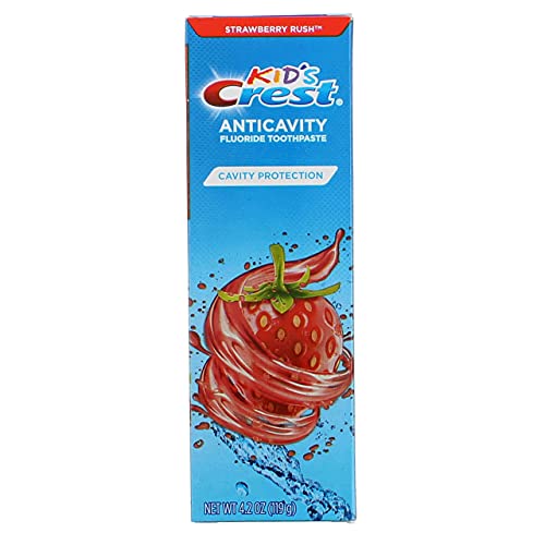 Crest Toothpaste 4.2 Ounce Kids Strawberry Rush (6 Pack)