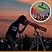 AmScope Reflector EQ Telescope with Equatorial Mount, 114mm Aperture, 900mm Focal Length, Stainless Steel Tripod and Red Dot Finder