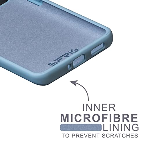 Image of SPRIG Compatible with IQOO Neo 6 5G Liquid Silicone Premium Back Cover Drop Tested Shock Proof Mobile Case for Men, Women, Boys and Girls with Camera Protection (Light Blue)
