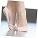 PartyKindom 1pair Elastic Band Half Dance Shoes for Adults Breathable Ballet Shoes Toe Protector Non- Design for Comfortable and Performance