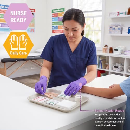 MED PRIDE Powder-Free Nitrile Exam Gloves (Small (Pack of 100)) - image 7