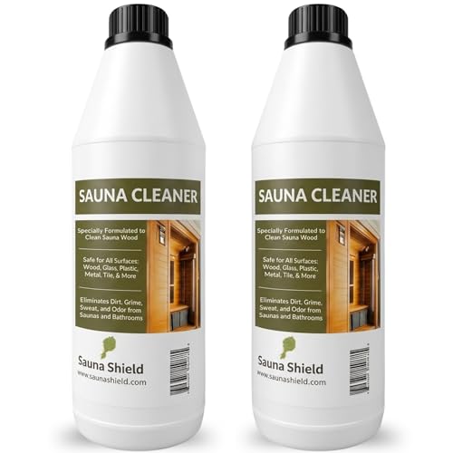 Sauna Cleaner | 67.60 fl oz/2L | Professional-Grade Sauna Wood & Surface Cleaner | Removes Sweat Oils & Grime | Biodegradable | Citric Scent