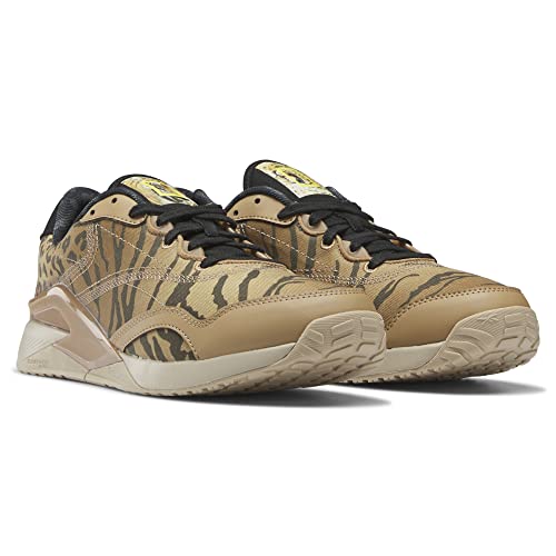Reebok Treinador unissex Nano X2 Grow X National Geographic Cross Trainer, Núcleo preto/pedra/cáqui,