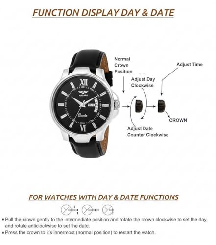Image of ASGARD Men's Quartz Watch, with Day and Date