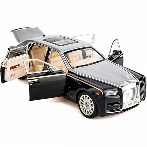 Image of Rolls-Royce Phantom Die-Cast Model Car | 1:32 Scale Luxury Collector's Item | Opening Doors & Boot | Pull-Back Function | LED Lights | Premium Alloy Metal Construction
